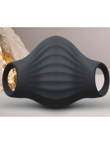 ROCKS-OFF - VIBRATORE FLESSIBILE PALM BLACK MASTURBATOR