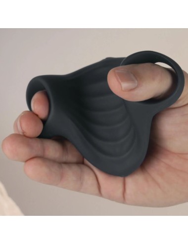 ROCKS-OFF - VIBRATORE FLESSIBILE PALM BLACK MASTURBATOR