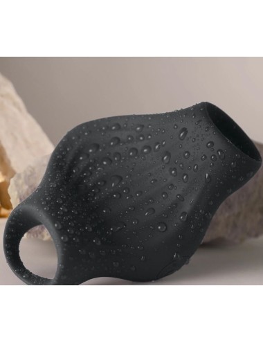 ROCKS-OFF - VIBRATORE FLESSIBILE PALM BLACK MASTURBATOR
