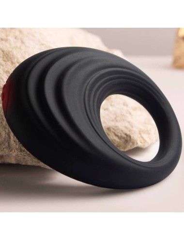 ROCKS-OFF - ANELLO VIBRANTE PER PENE SPIRE NERO