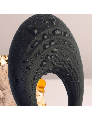 ROCKS-OFF - ANELLO VIBRANTE PER PENE SPIRE NERO