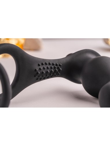 ROCKS-OFF - RO-ZEN RRO PLUG ANALE CON ANELLO VIBRANTE PER IL PENE NERO