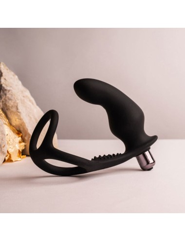 ROCKS-OFF - RO-ZEN RRO PLUG ANALE CON ANELLO VIBRANTE PER IL PENE NERO