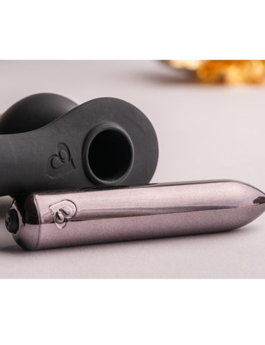 ROCKS-OFF - RO-ZEN RRO PLUG ANALE CON ANELLO VIBRANTE PER IL PENE NERO