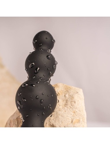 ROCKS-OFF - PETITE SENSATIONS BUBBLES PLUG ANALE VIBRATORE NERO