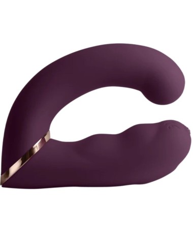 ROCKS-OFF - GEMINI DOPPIO VIBRATORE STIMOLATORE DEL CLITORIDE PUNTO G VIOLA