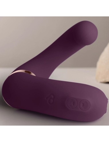 ROCKS-OFF - GEMINI DOPPIO VIBRATORE STIMOLATORE DEL CLITORIDE PUNTO G VIOLA