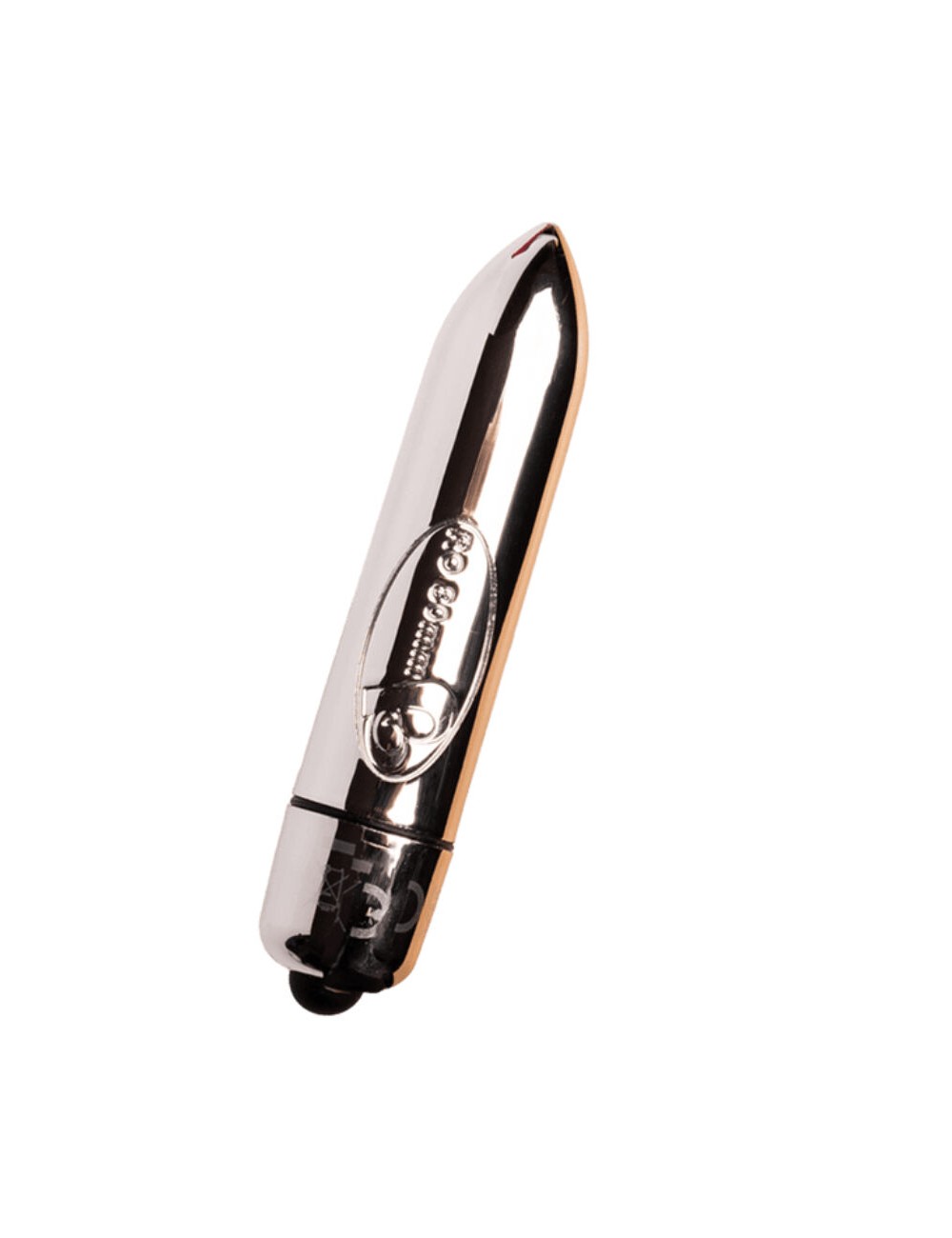 ROCKS-OFF - RO-80 PROIETTILE VIBRANTE CROMATO ARGENTO ROCKS-OFF - RO-80 PROIETTILE VIBRANTE CROMATO ARGENTO