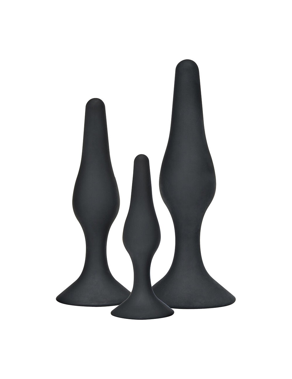 TOYJOY - ANAL PLAY CURVY COMPANIONS PLUG ANALE 3 PEZZI NERO
