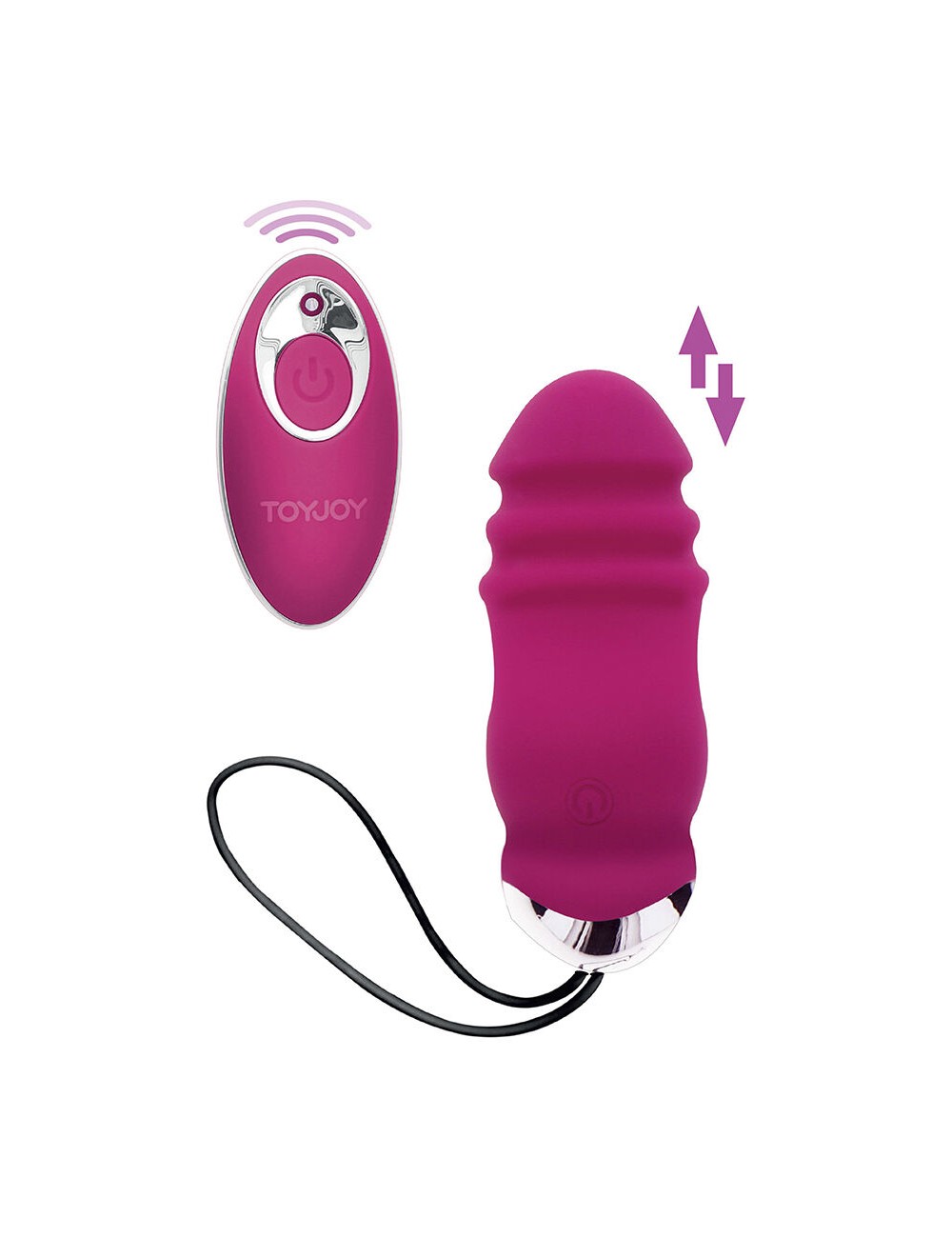 TOYJOY - VIBRATORE FUCSIA HAPPINESS SUNN SIDE UP AND DOWN CON TELECOMANDO TOYJOY - VIBRATORE FUCSIA HAPPINESS SUNN SIDE UP AND DOWN CON TELECOMANDO