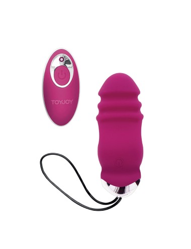 TOYJOY - VIBRATORE FUCSIA HAPPINESS SUNN SIDE UP AND DOWN CON TELECOMANDO