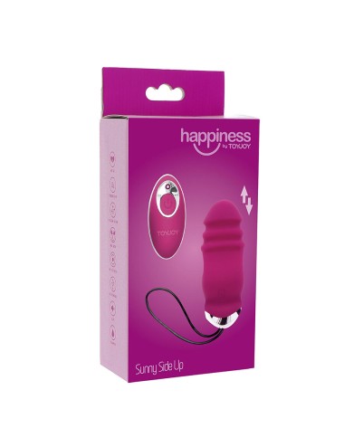 TOYJOY - VIBRATORE FUCSIA HAPPINESS SUNN SIDE UP AND DOWN CON TELECOMANDO