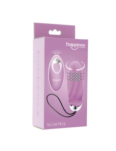 TOYJOY - VIBRATORE ROSA CON TELECOMANDO PER LA FELICITÀ CHE MI FAI CREPUSCOLARE