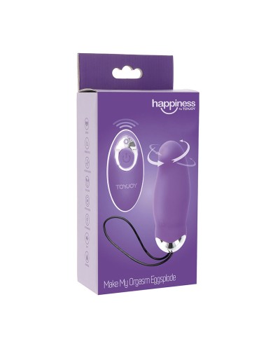 TOYJOY - FELICITÀ IL MIO ORGASMO EGGSPLODE VIBRATORE VIOLA TELECOMANDO