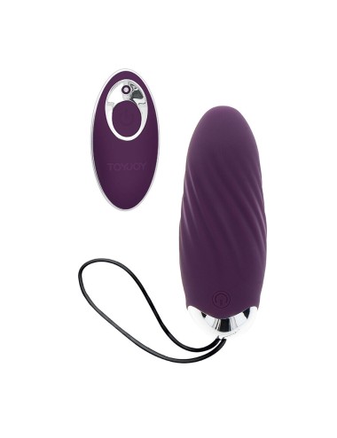 TOYJOY - FELICITÀ KNOCK KNOCK EGGSTAVAGANT VIBRATORE TELECOMANDO VIOLA
