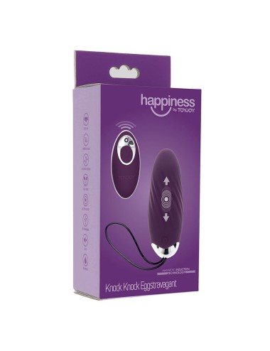 TOYJOY - FELICITÀ KNOCK KNOCK EGGSTAVAGANT VIBRATORE TELECOMANDO VIOLA