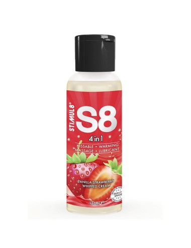 STIMUL8 - S8 LUBRIFICANTE 4 IN 1 AL DESSERT ALLA FRAGOLA 125 ML