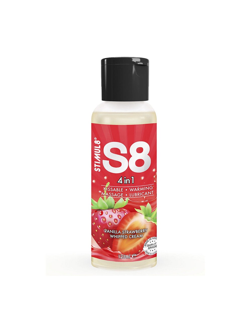 STIMUL8 - S8 LUBRIFICANTE 4 IN 1 AL DESSERT ALLA FRAGOLA 125 ML
