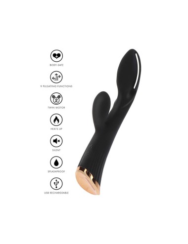 TOYJOY - VIBRATORE STIMOLATORE CLITORIDEO INTENSO IVY CASSIA XTRA NERO