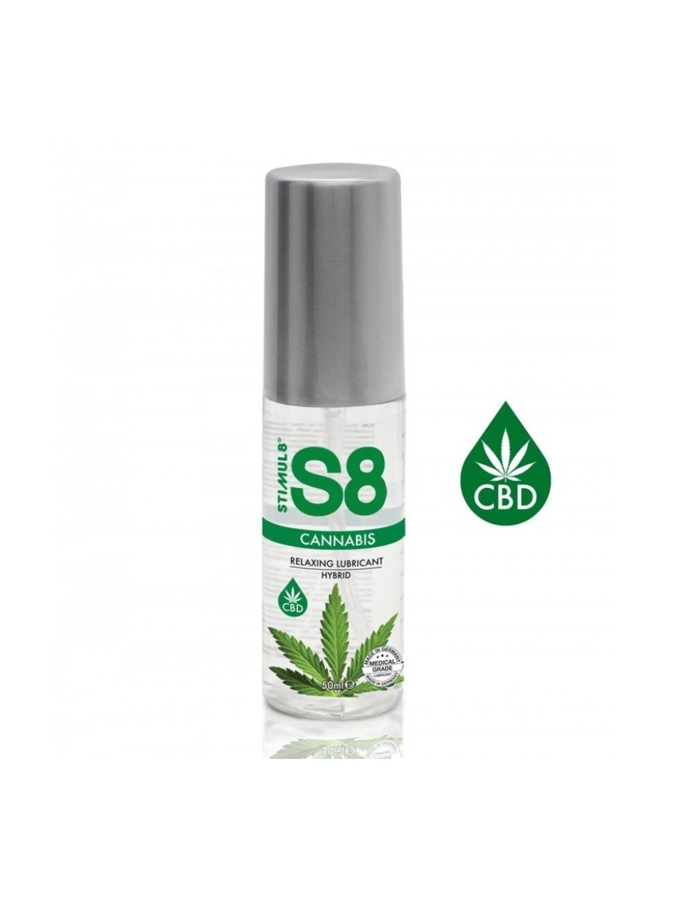 STIMUL8 - S8 LUBRIFICANTE IBRIDO ALLA CANNABIS 50 ML STIMUL8 - S8 LUBRIFICANTE IBRIDO ALLA CANNABIS 50 ML