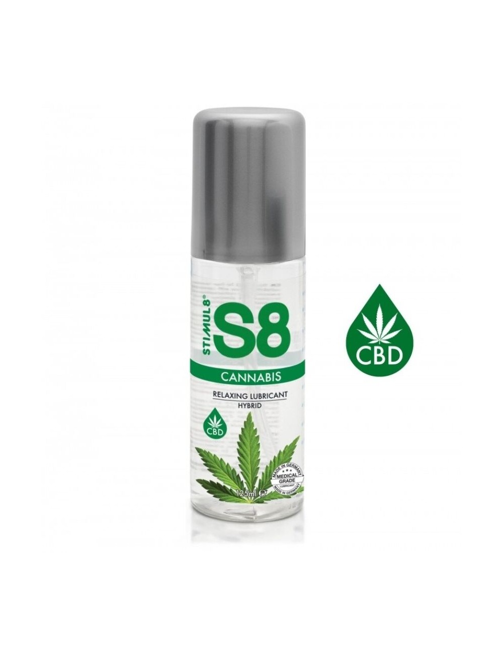 STIMUL8 - S8 LUBRIFICANTE IBRIDO ALLA CANNABIS 125 ML STIMUL8 - S8 LUBRIFICANTE IBRIDO ALLA CANNABIS 125 ML