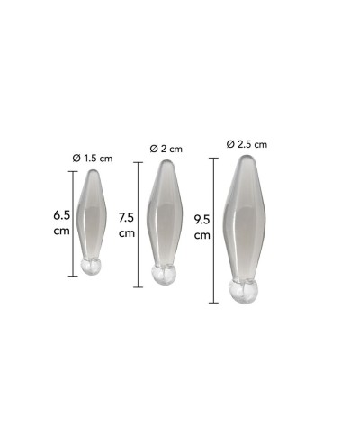 TOYJOY - GIOCO ANALE FINGER RIMMER 3 PEZZI TRASPARENTE