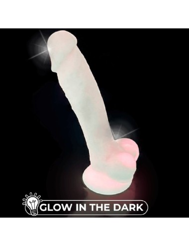 SILEXD – MODELLO DI PENE REALISTICO 7 ROSA BRILLANTE AL BUIO