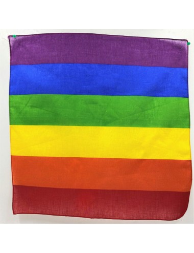 PRIDE - SCIARPA IN COTONE CON BANDIERA ARCOBALENO