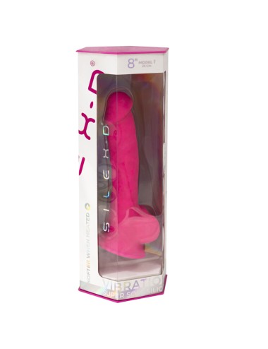 SILEXD - MODELLO PENE REALISTICO 18 VIBRAZIONE ROSA + TELECOMANDO LRS