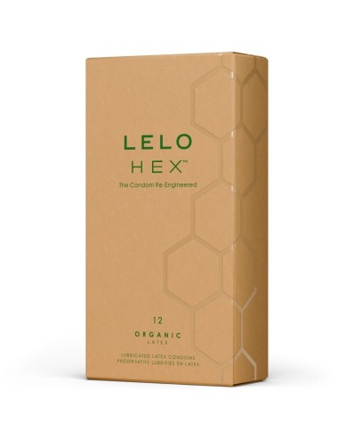 LELO - HEX ORGANIC CONDOM BOX 12 UNITÀ