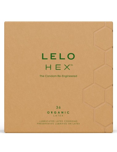 LELO - PRESERVATIVI ORGANICI HEX CONFEZIONE DA 36 UNITÀ