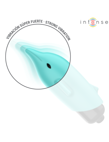 INTENSE - ECHO VIBRANTE BULLET DELFINO BLU 8 X 4,7 CM