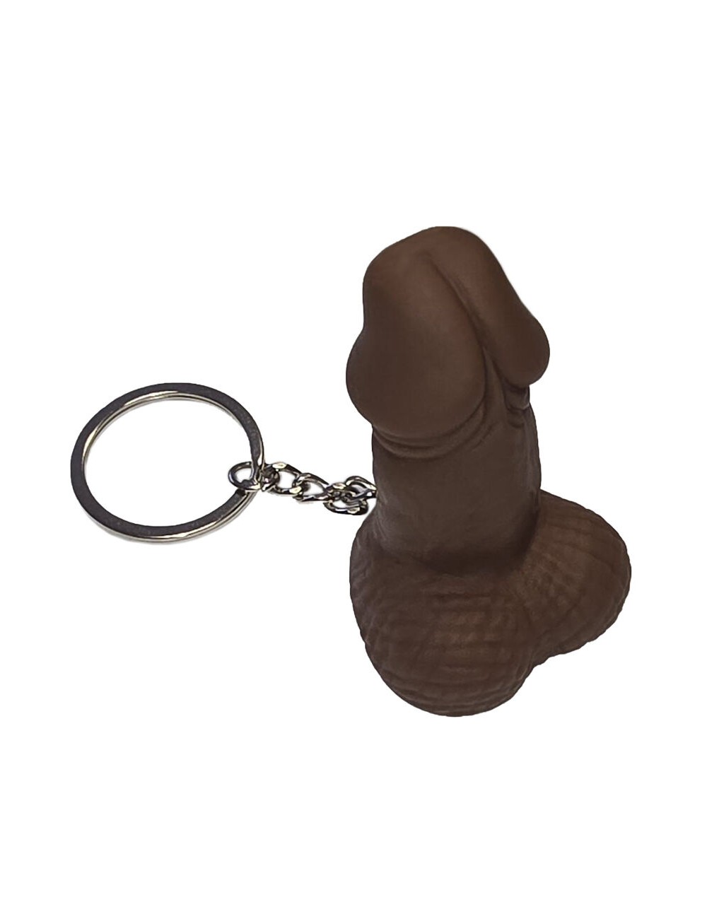 DIABLO PICANTE - PORTACHIAVI FISCHIO A FORMA DI PENE COLOR MULATTO