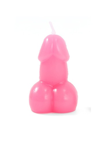 DIABLO PICANTE - CANDELA A FORMA DI PENE COLOR FUCSIA
