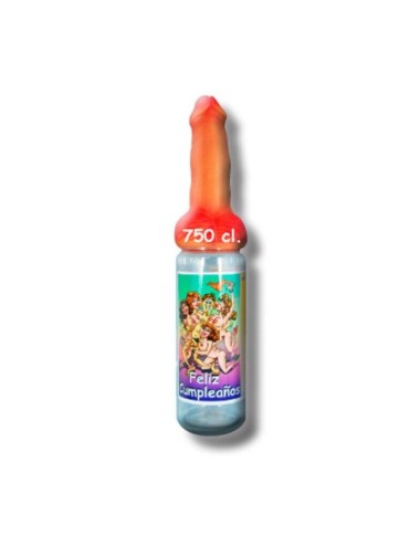 DIABLO PICANTE - BOTTIGLIA PER PENE DI COMPLEANNO CARNE 750 ML