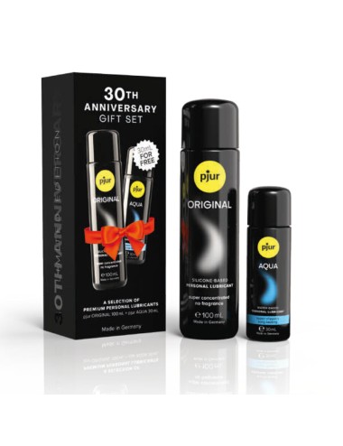 PJUR - COFANETTO 30° ANNIVERSARIO PJUR ORIGINAL 100 ML + PJUR AQUA 30 ML IN REGALO