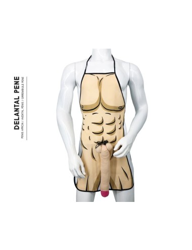 DIABLO PICANTE - GREMBIULE PENE 3D MUSCOLARE E AUDACE