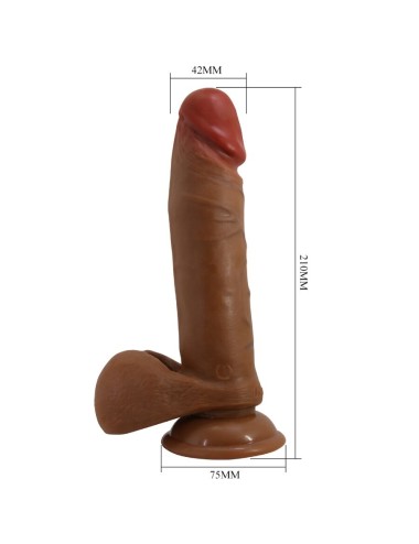 BAILE - ABEL DILDO REALISTICO 21 CM MULATTO