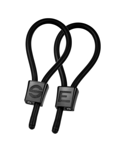 ELECTRASTIM - PRESTIGE ELECTRA LOOPS ANELLI PER IL PENE REGOLABILI NERI