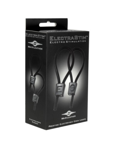 ELECTRASTIM - PRESTIGE ELECTRA LOOPS ANELLI PER IL PENE REGOLABILI NERI