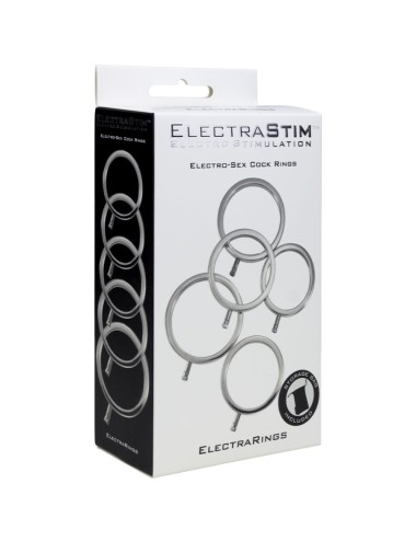 ELECTRASTIM - ELECTRARINGS ANELLI PER PENE IN METALLO CONFEZIONE DA 5