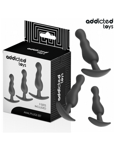 ADDICTED TOYS - SET DI 3 TAPPI ANALI MODELLO 1