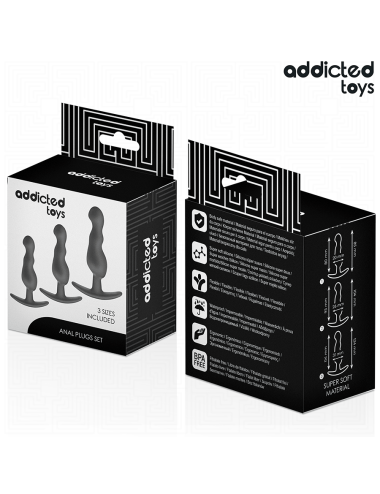 ADDICTED TOYS - SET DI 3 TAPPI ANALI MODELLO 1