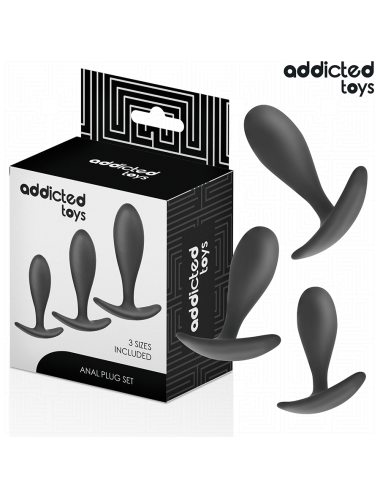 ADDICTED TOYS - SET DI 3 TAPPI ANALI MODELLO 2