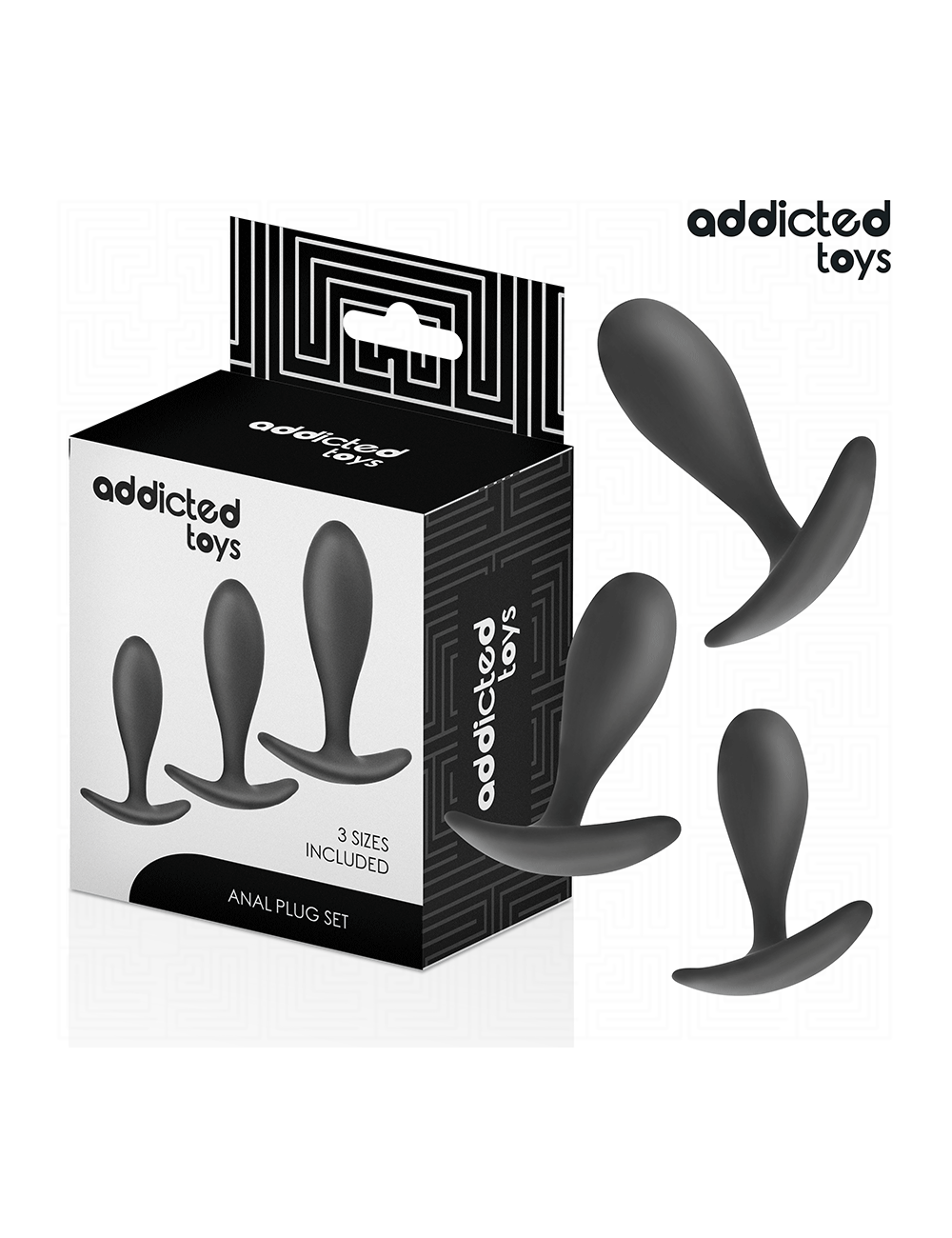 ADDICTED TOYS - SET DI 3 TAPPI ANALI MODELLO 2 ADDICTED TOYS - SET DI 3 TAPPI ANALI MODELLO 2
