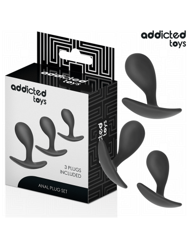 ADDICTED TOYS - SET DI 3 TAPPI ANALI MODELLO 3