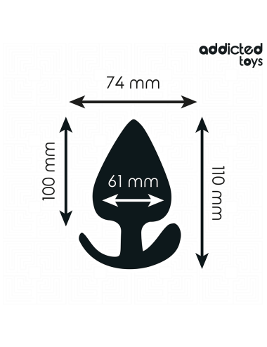 ADDICTED TOYS - TAPPO ANALE TAGLIA XXL 11 CM