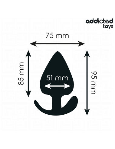 ADDICTED TOYS - TAPPO ANALE TAGLIA XL 9.5 CM