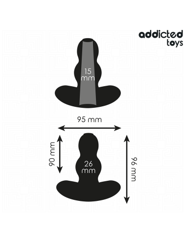 ADDICTED TOYS - TAPPO ANALE CAVO TAGLIA M 9,6 CM