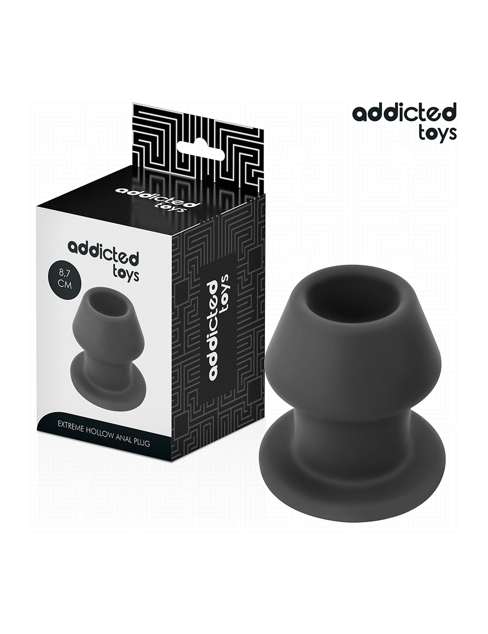 ADDICTED TOYS - EXTREME HOLLOW ANAL PLUG TAGLIA M 8 ADDICTED TOYS - EXTREME HOLLOW ANAL PLUG TAGLIA M 8